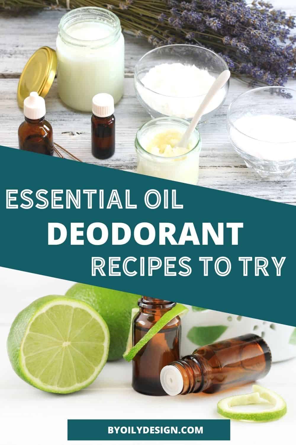 Mentor Byttehandel Lav en seng 3 Super Easy Essential Oil Deodorant Recipes You Will Want To Try - By Oily  Design